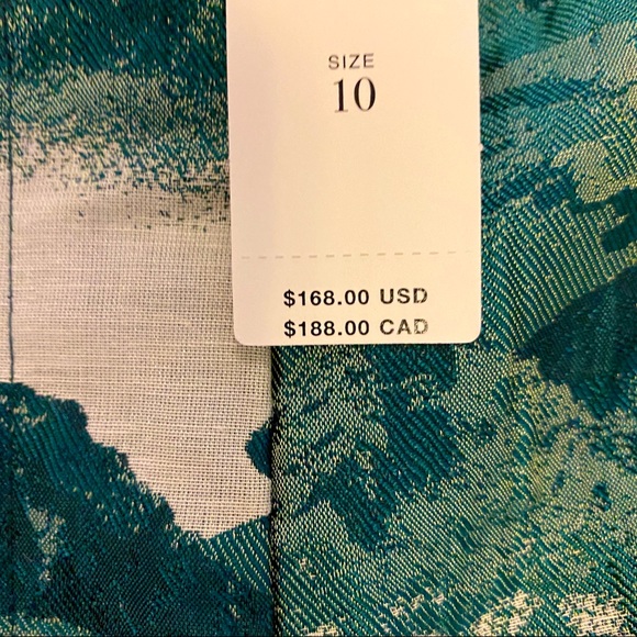 Anthro Eva Franco Landscape Jacquard Slim Pant NWT - Picture 7 of 10